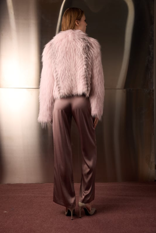 Pink Marble Fox Jacket, view 5